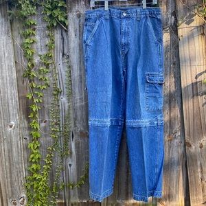 Y2K No Boundaries Vintage Zip Off Cargo Jeans